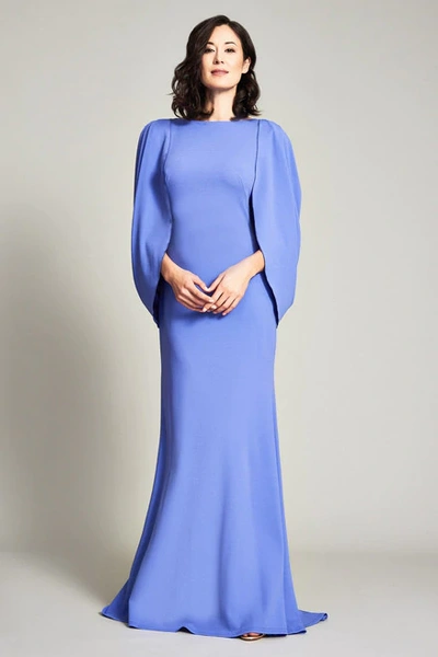 エターナルな魅力【TADASHI SHOJI】Kairi Capelet Gown Tadashi Shoji Kairi Capelet Gown | ModeSens