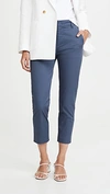 Vince Coin Pocket Stretch Cotton Chino Pants In Postal Blue