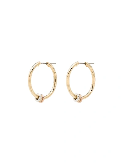 Spinelli Kilcollin 18kt Gold Argo Diamond Hoop Earrings In Yellow Gold