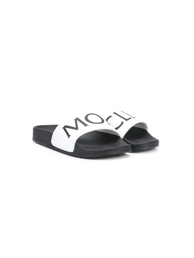 Moncler Kids Sandals Sacha For For Boys And For Girls In White