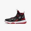Nike Lebron Soldier 13 Flyease Big Kids' Basketball Shoe In Black,university Red,white