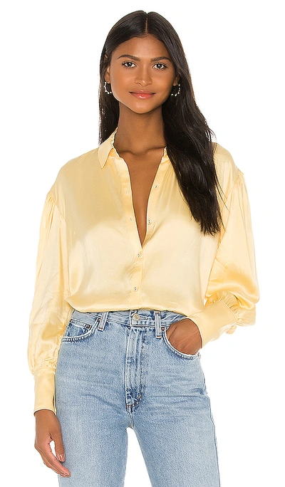 Song Of Style Lydia Top In Buttercream Yellow
