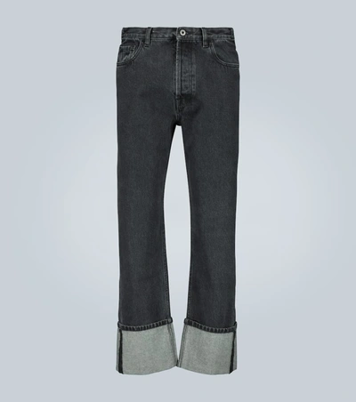 Valentino Baggy-fit Jeans In Black
