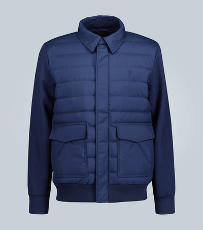 Polo Ralph Lauren Technical Padded Jacket In Blue