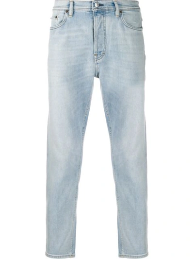 Acne Studios River Slim-fit Washed Jeans In Blue