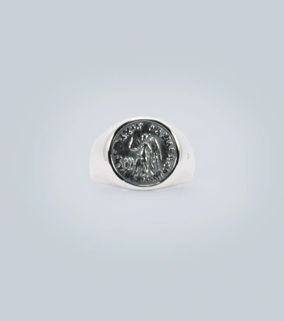 Tom Wood Sterling Silver Ring With Coin
