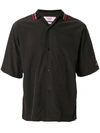 Martine Rose Logo Short-sleeve Shirt In Black