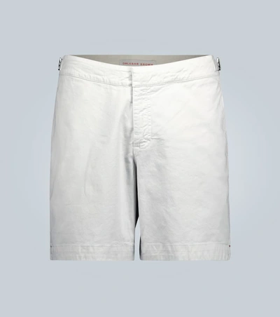 Orlebar Brown Bulldog Cotton-twill Shorts In Neutrals