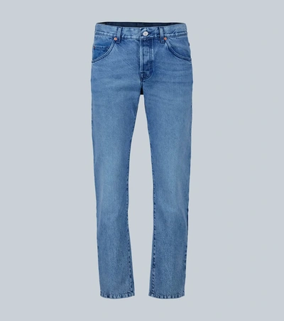 Gucci Marble Washed Jeans In Blue