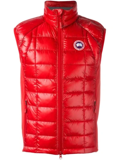 Canada Goose Hybridge Lite Down-filled Gilet In Red