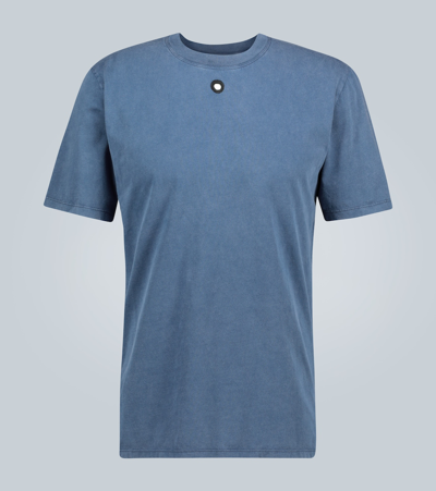 Craig Green Embroidered Hole T-shirt In Blue