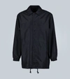 Acne Studios Oscoda Face-print Coach Jacket In Black