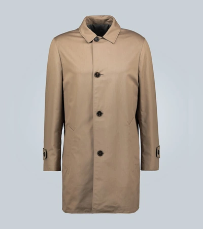 Brunello Cucinelli Reversible Wool Jacket In Brown