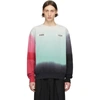 Ambush Ombré Logo-print Sweatshirt In Multi