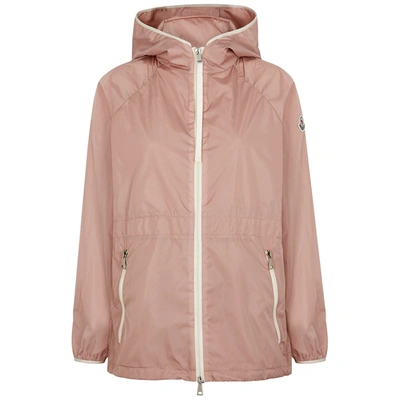 Moncler Blush Shell Jacket In Rosa Antico