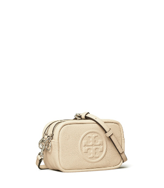 cream leather cross body bag