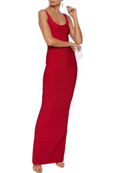 Herve leger sale red gown