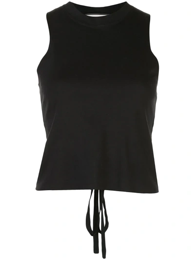 Alexis Teo Ruched Tank Top In Black