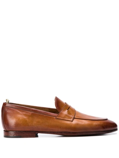 Officine Creative Ivy 2 Penny Loafers In Brown