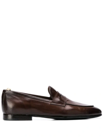 Officine Creative Ivy 2 Penny Loafers In Brown