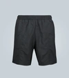 Ami Alexandre Mattiussi Ami De Coeur Long Swim Shorts In Black