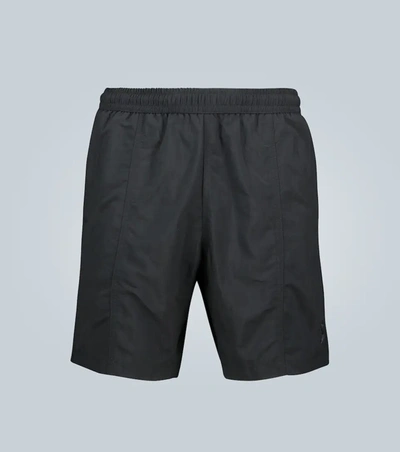 Ami Alexandre Mattiussi Ami De Coeur Long Swim Shorts In Black