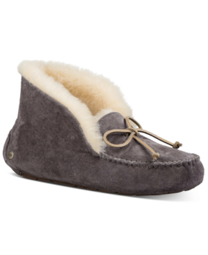 alena suede slipper bootie