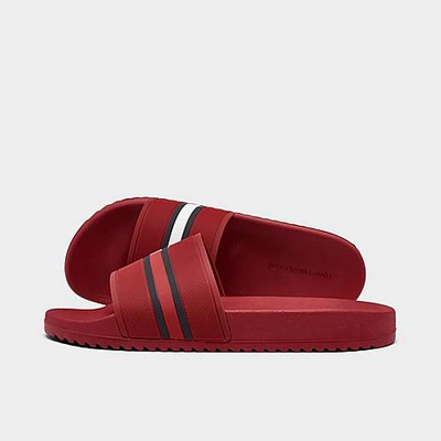 Tommy Hilfiger Men's Redder Flag Logo Pool Slide Sandals Men's Shoes |  ModeSens