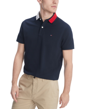 Tommy Hilfiger Men's Big & Tall Classic-fit Alan Polo In Sky Captain Blue |  ModeSens