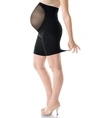 Spanx Power Mama Mid-thigh Shaper In Black