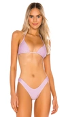 Lovewave The Campbell Top In Lavender Frost