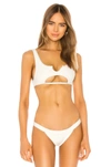 Frankies Bikinis Cole Top In White