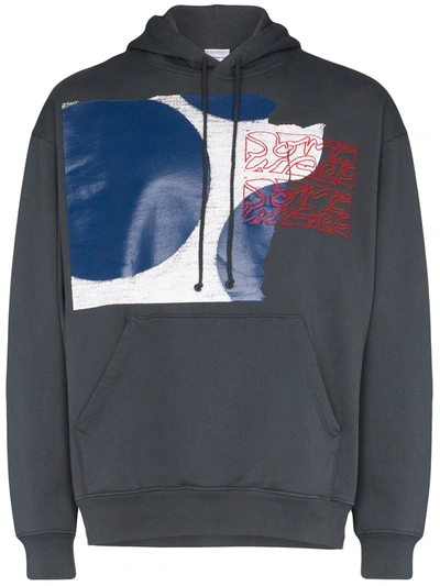 Some Ware Swatch Logo Print Hoodie In Grey