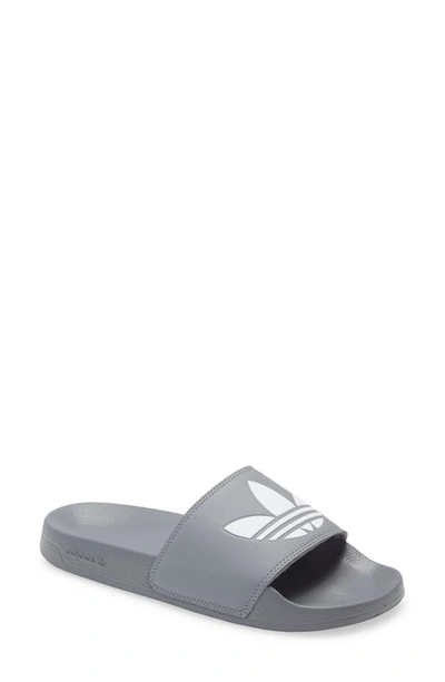 Adidas Originals Adidas Men's Originals Adilette Lite Slide Sandals In Grey/ftwr White/grey