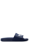 Adidas Originals Adilette Lite Slide Sandals In Navy/white/navy