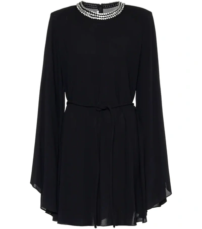 Stella Mccartney Shaniya Crystal-embellished Dress In Black