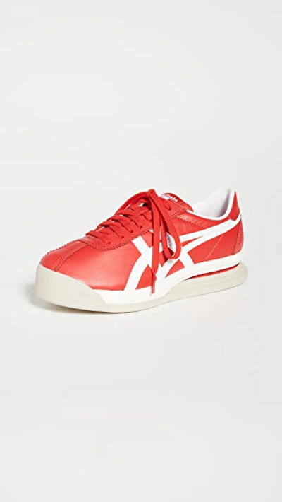 Onitsuka Tiger Tiger Corsair Ex Sneakers In Classic Red/white