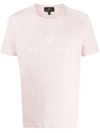 Belstaff Printed Logo Crest T-shirt In Pink