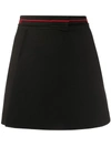Valentino Beaded Logo Shorts In Black