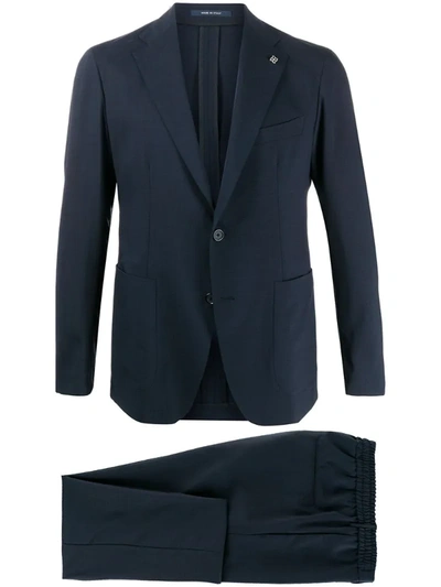 Tagliatore Single-breasted Two-piece Suit In Blue