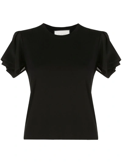 Alexis Ronson Flutter T-shirt In Black