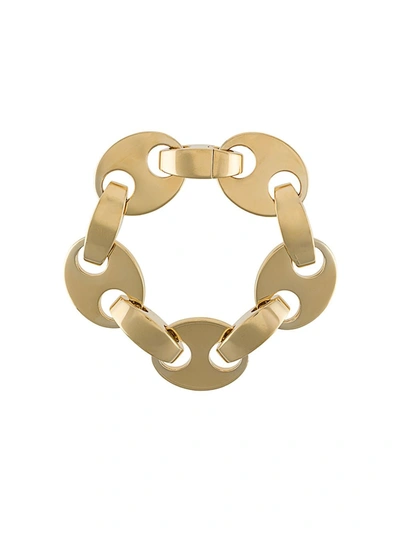 Paco Rabanne Gold-tone Disc And Clasp Bracelet