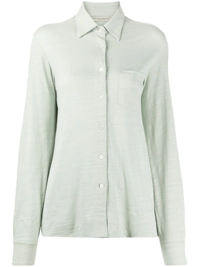 Holland & Holland Chest Pocket Shirt In Green