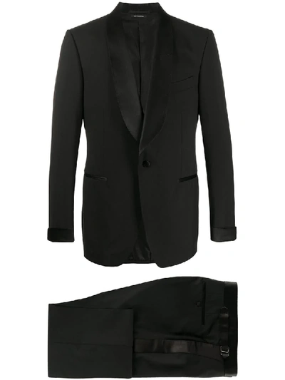 Tom Ford Two-piece Smoking Suit In Black