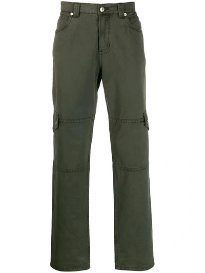 Zadig & Voltaire Straight Leg Cargo Trousers In Green