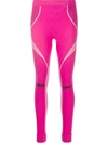 Off-white Active Arrow Leggings In Fuchsia