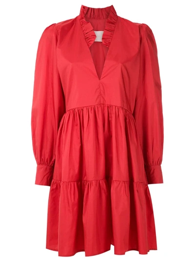 Framed Sevilha Short Dress In Red