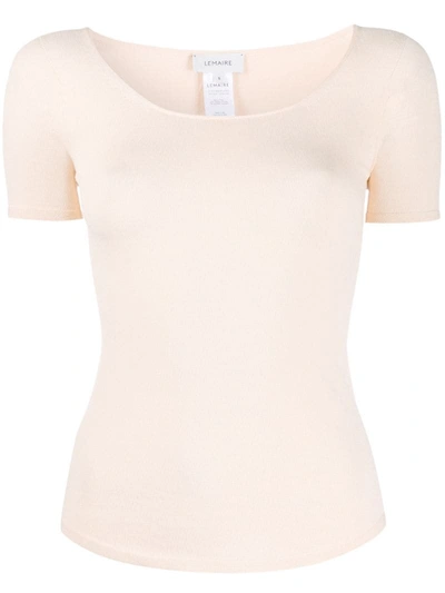 Lemaire Fine Gauge Knitted Top In Neutrals