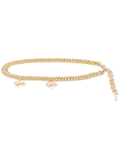 Versace Jeans Couture Chain Belt In Gold