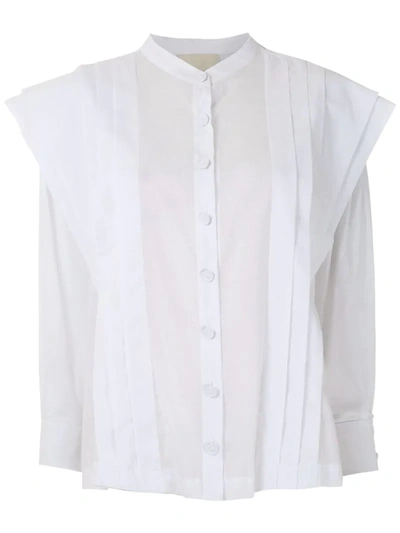 Framed Fleur 长袖衬衫 In White